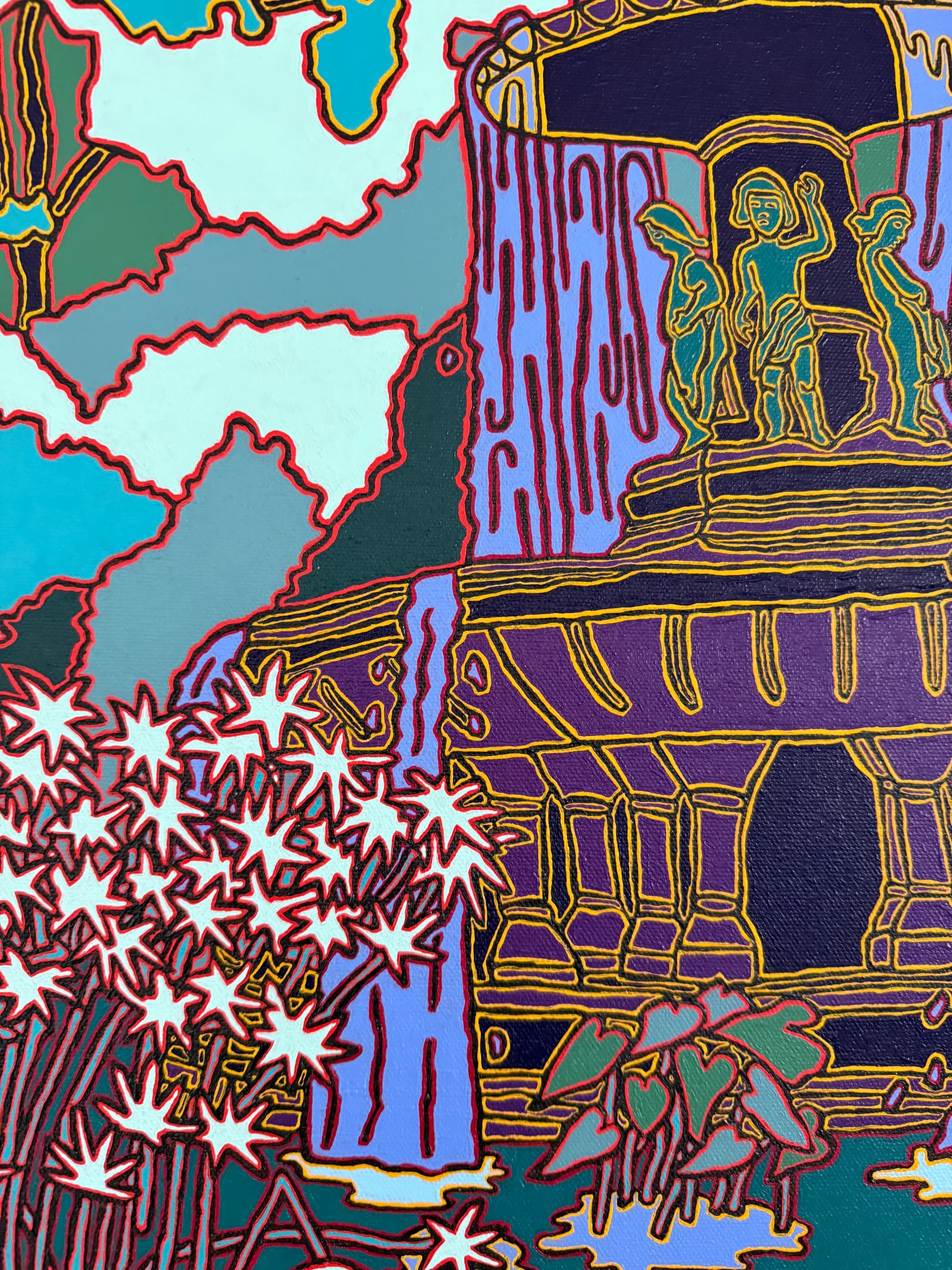 Bethesda Fountain detail 2